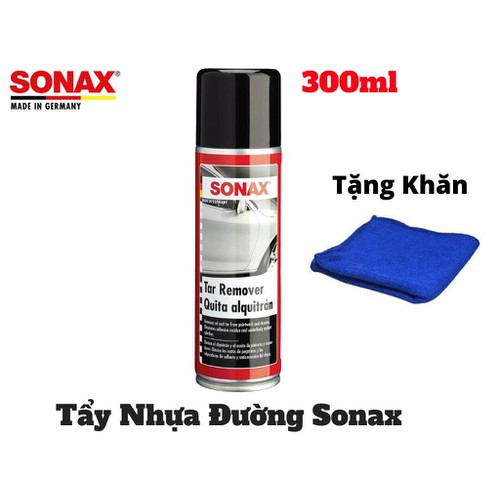 [HCM]Vệ Sinh Tẩy Nhựa Đường Sonax Tar Remover 334200 300ml tặng khăn Sản Phẩm Chất Lượng Gian Hàng Uy Tín Giá Cả Cực Tốt Mua Ngay.