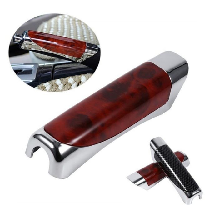 1 ốp tay phanh xe ôtô siêu đẹp cho các loại xe ôtô loại hoa vân gỗ