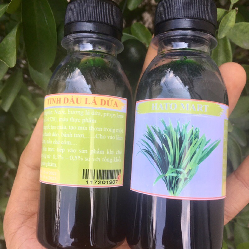 [Rẻ vô địch] TINH DẦU LÁ DỨA 100ml, chỉ có tại Xưởng Chè ngon