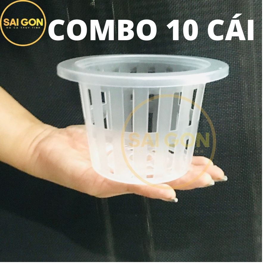 Rọ nhựa trồng thủy canh size lớn khổng lồ 13 x 8cm TK-Ro13x8