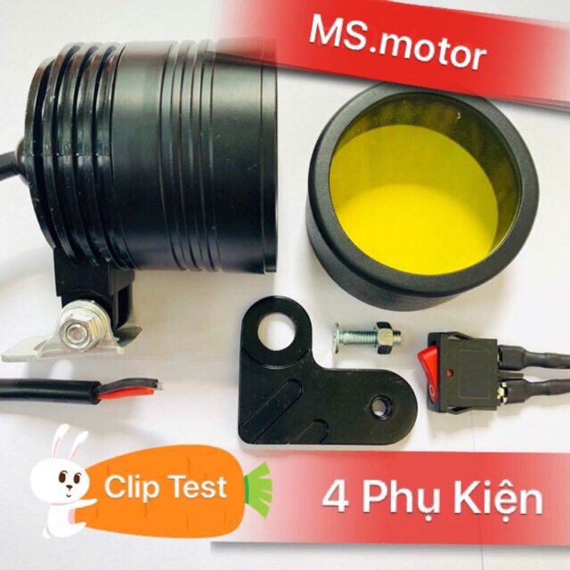 Đèn Trợ Sáng L4 Ngắn 3 Chế Độ Sáng FULL phụ kiện Bảo hành 6 tháng