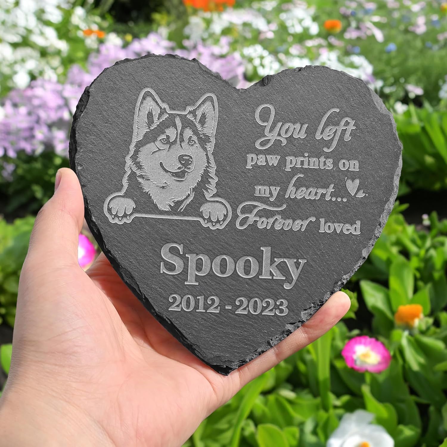 Đá tưởng niệm Alaska malamute, tượng Alaska malamute, dấu mộ Alaska malamute, quà tặng mất mát Alaska malamute, quà tặng tưởng niệm Alaska malamute, trong