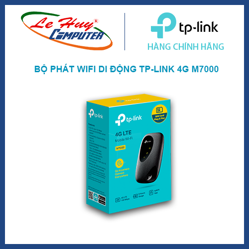  Bộ Phát WIFI Di Động 4G LTE TPLink M7000 Chính Hãng 