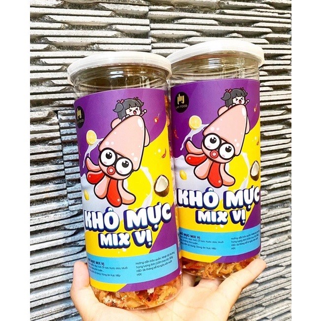 Mực hấp cốt dừa mix vị 80k/ 1 lọ 250g