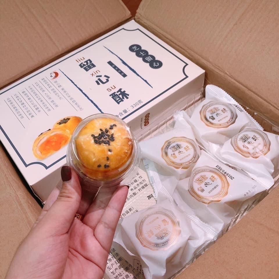 [TẶNG TÚI XÁCH -Date mới nhất sx 21/9] Combo 2 hộp bánh trứng chảy LIU XIN SU - Bestore Foody