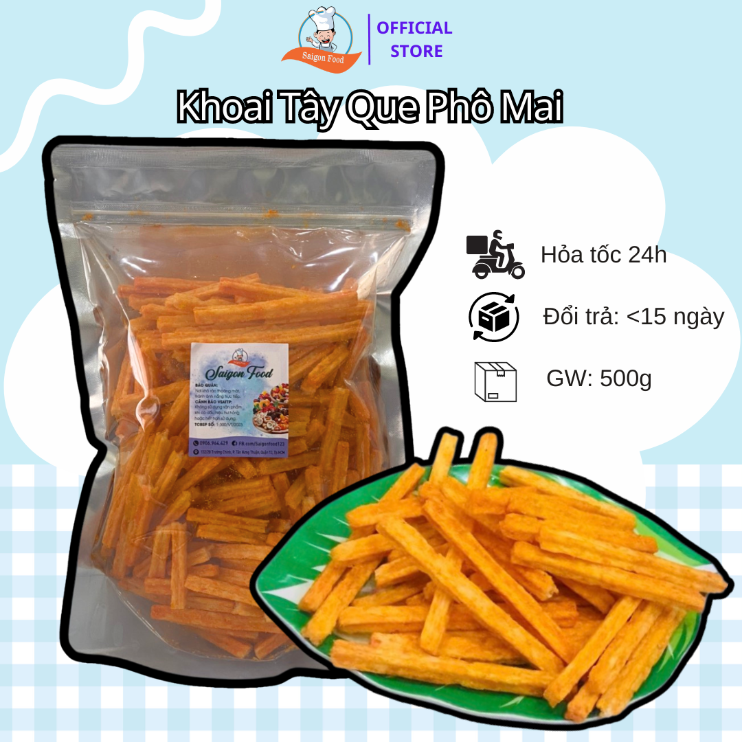 500gr khoai tây que pho mai - SAIGON FOOD