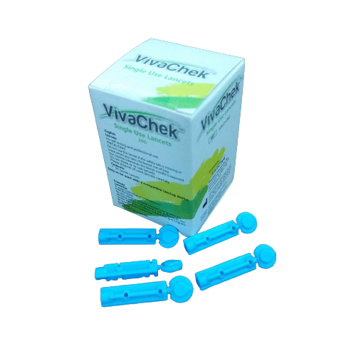 Kim lấy máu thử đường huyết Viavchek eco hộp 50 kim