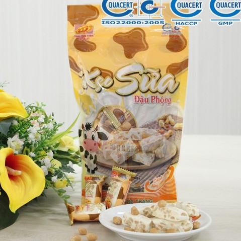 [Đừng Bỏ Lỡ Cơ Hội Thưởng Thức] 300g Kẹo Sữa Đậu Phộng Tân Huê Viên - Tết- Mứt Tết- Bánh Mứt Tết- Đồ Ăn Vặt - Ăn Vặt-Uy Tín-Tết 2021
