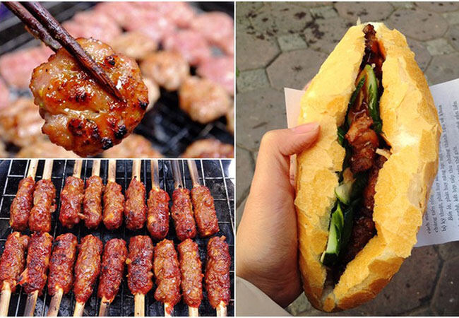 bánh mì thịt nướng