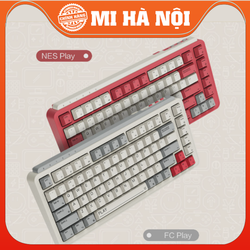 Bàn phím cơ MiiiW ART Z830 – Không dây, Switch Gateron G Pro, RGB, Hotswap, Gasket mount, 83%