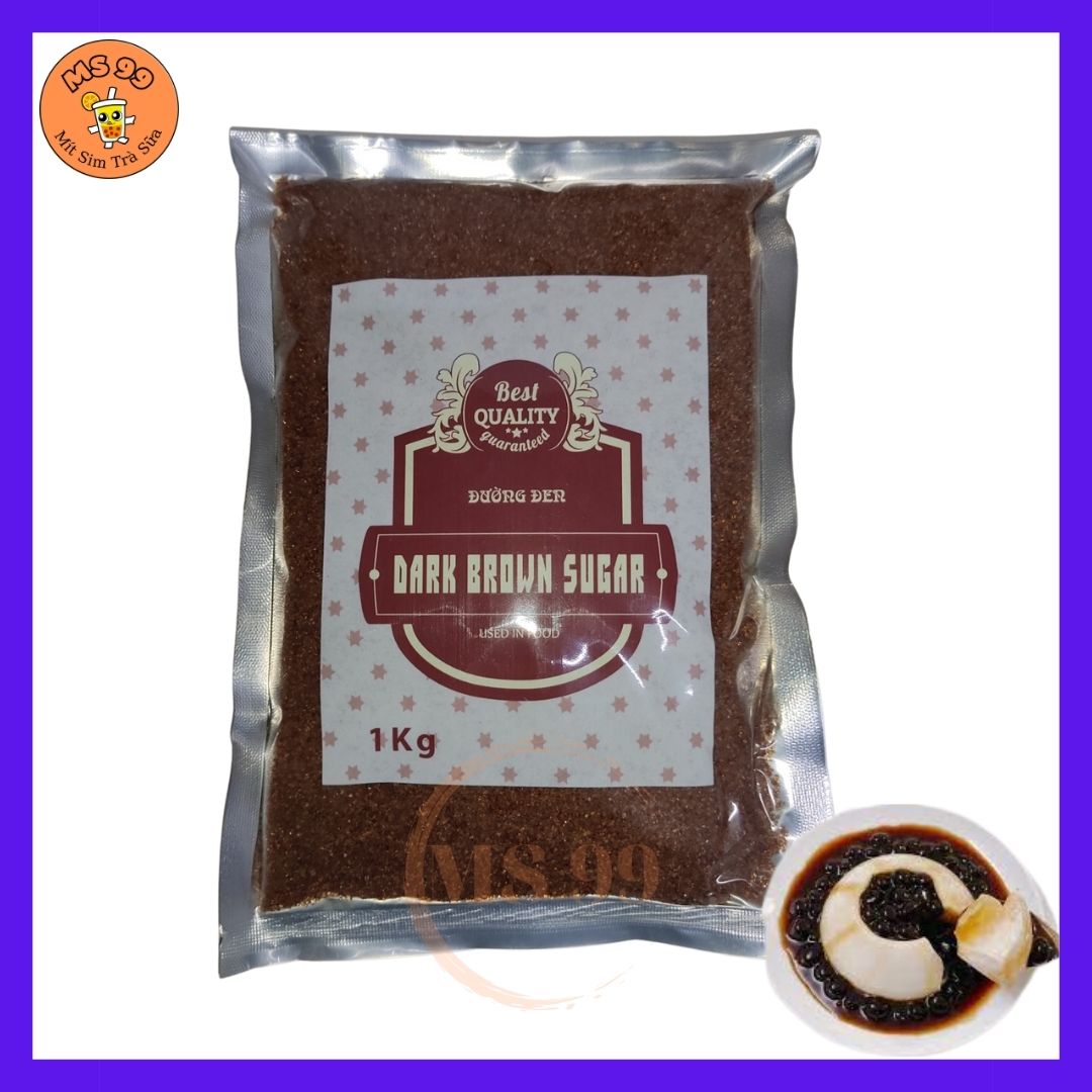 (MS99) đường đen,đài loan, đường đen làm trà sữa 1Kg date mới