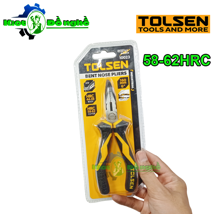 Kìm mỏ nhọn cong 6 inch tolsen 10023 - kiềm mũi nhọn cong - kiot đồ nghề