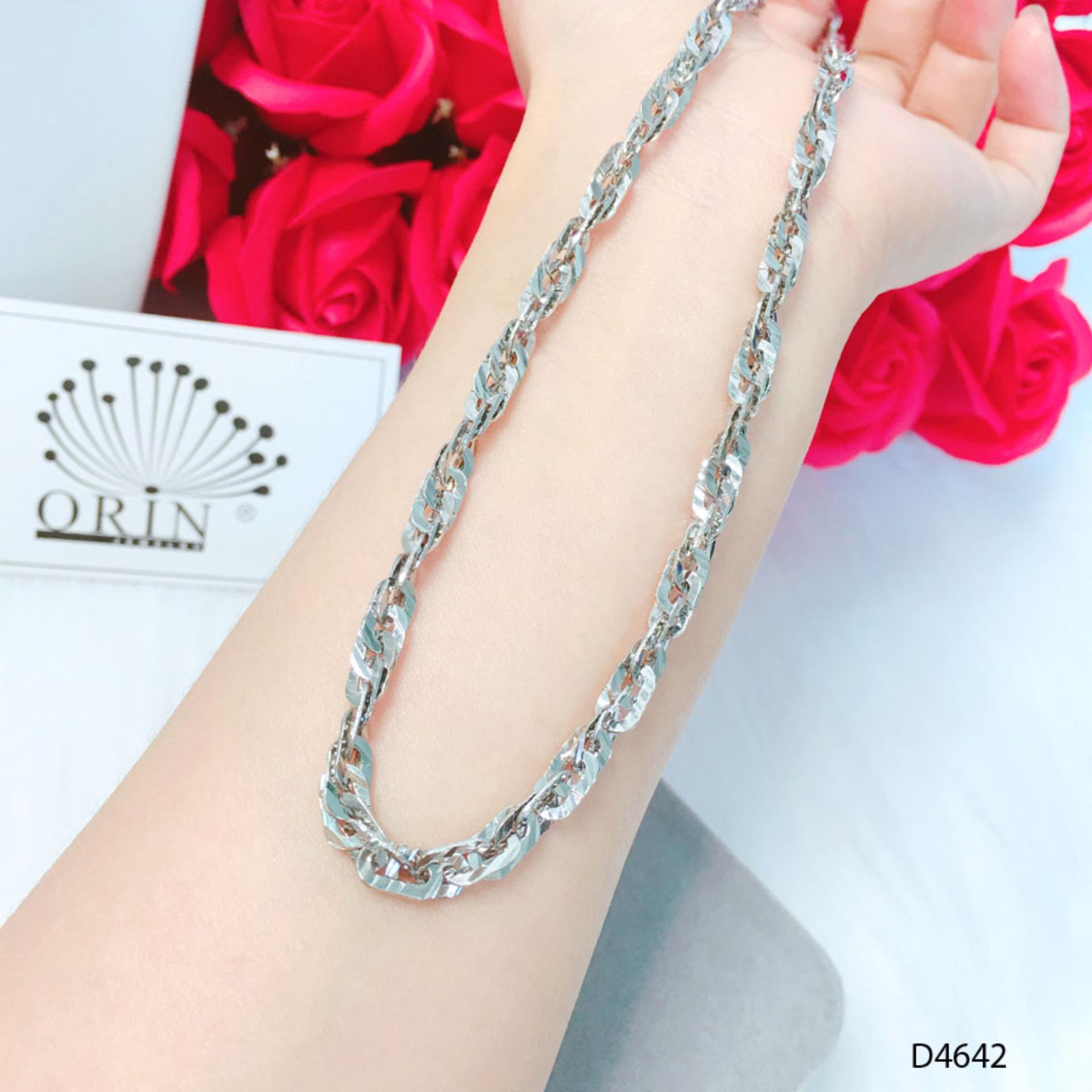 Dây chuyền bạc, dây khế thiết kế thời thượng Orin D4642