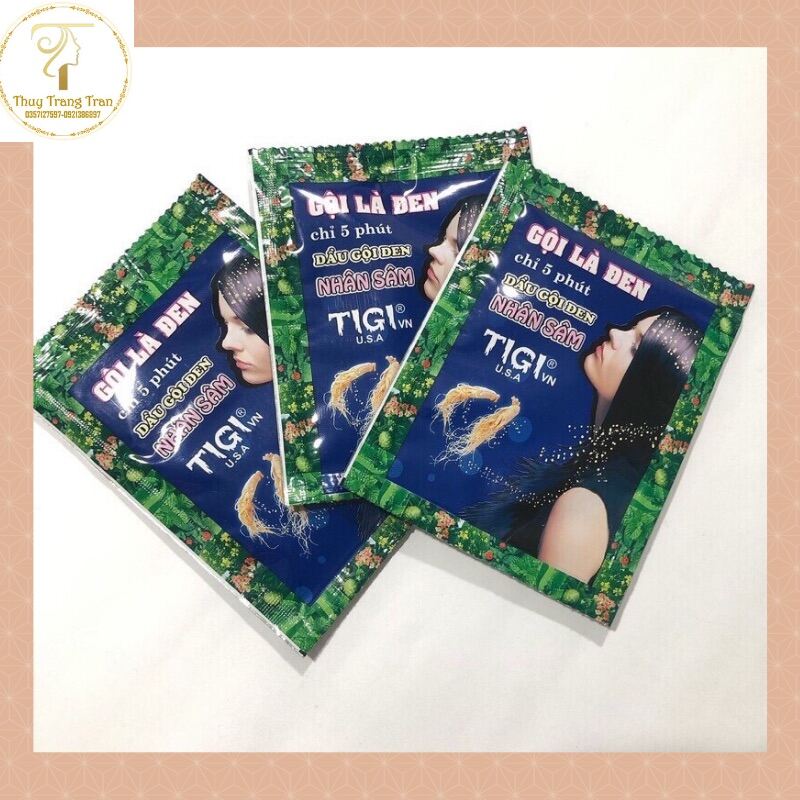[CHÍNH HÃNG ] Dầu gội đen tóc Tigi Gói 23ml