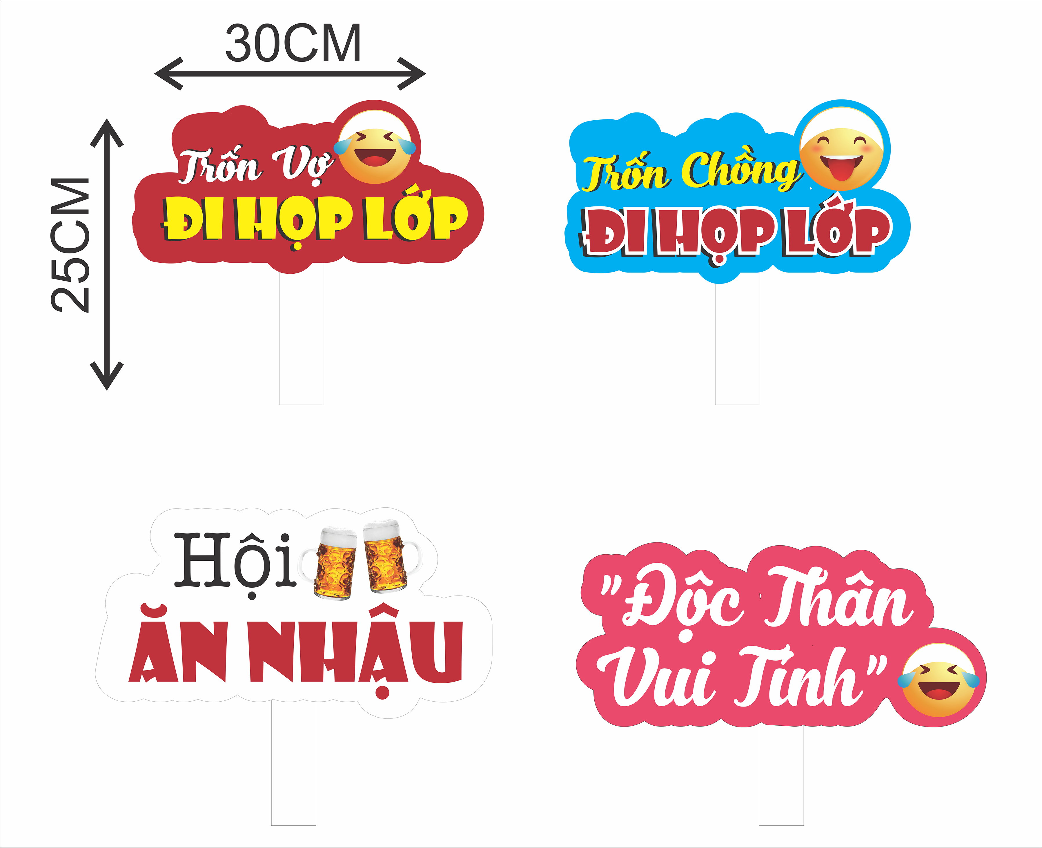 Bảng hashtag cầm tay check in chụp hình đám cưới sinh nhật khai trương... nhận làm size theo yêu cầu