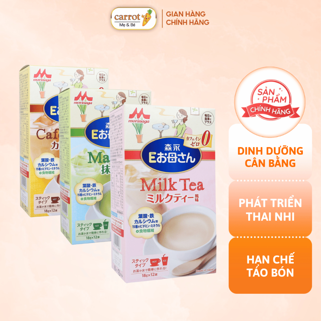 Sữa Bầu Morinaga Nhật Bản Dinh Dưỡng Toàn Diện Cho Mẹ và Bé