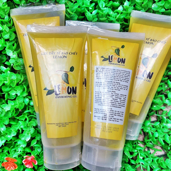 [HCM]Gel Tẩy Tế  bào Chết Lemon Chanh 200g tẩy tế  bào chết chanh Lemon