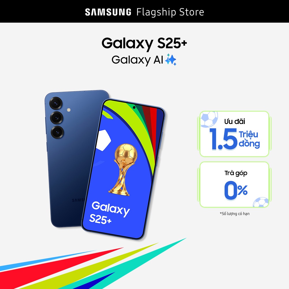[SIÊU SALE GIỮA NĂM 20H 5-8.6] Điện thoại Samsung Galaxy S25+, Điện thoại AI, Tìm kiếm thông minh, Video camera đêm Nightography, Chip Snapdragon
