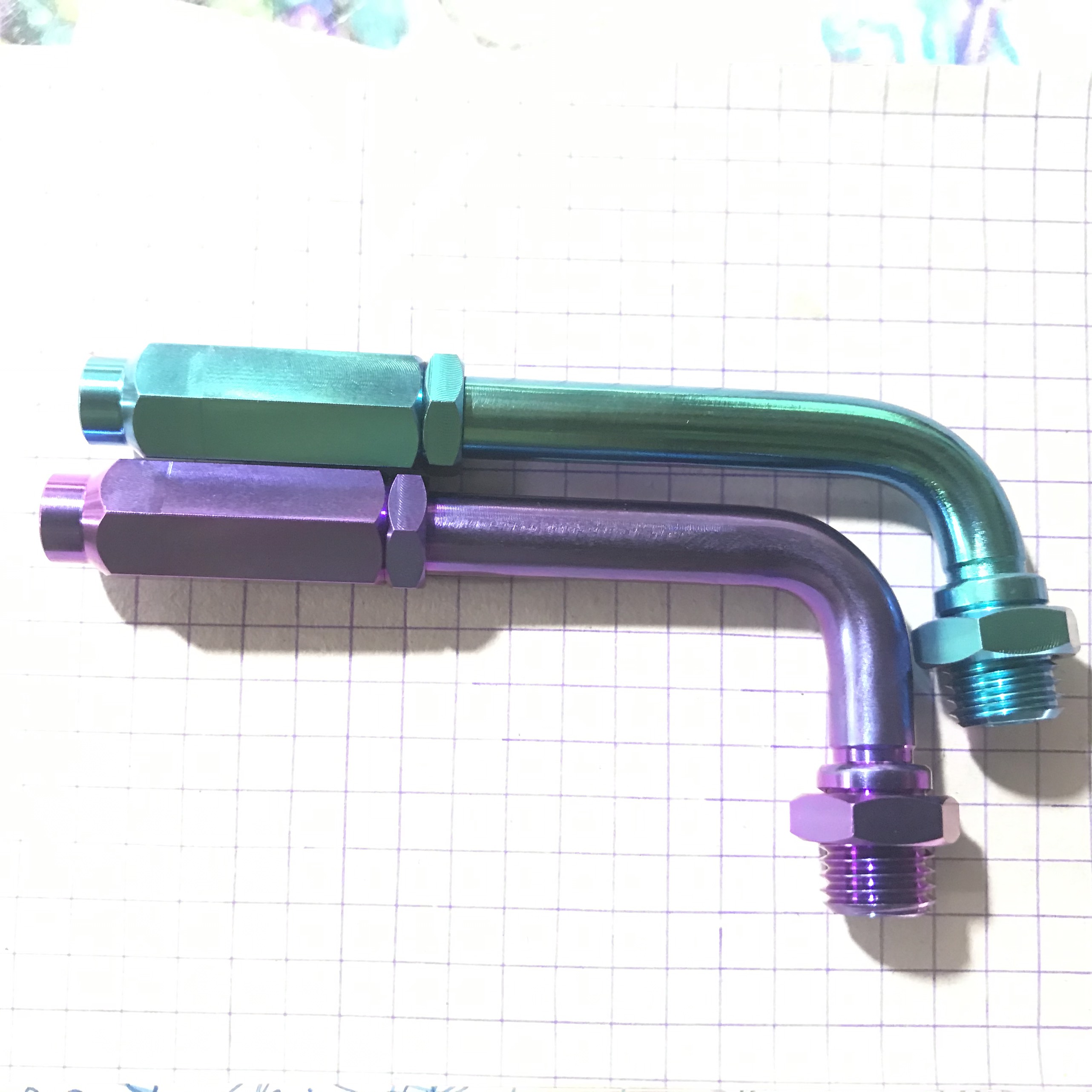 Co ga - ống ga titan chuẩn GR5 có răng gắn các dòng xe số xe ga và 1 số loại cùm tăng tốc