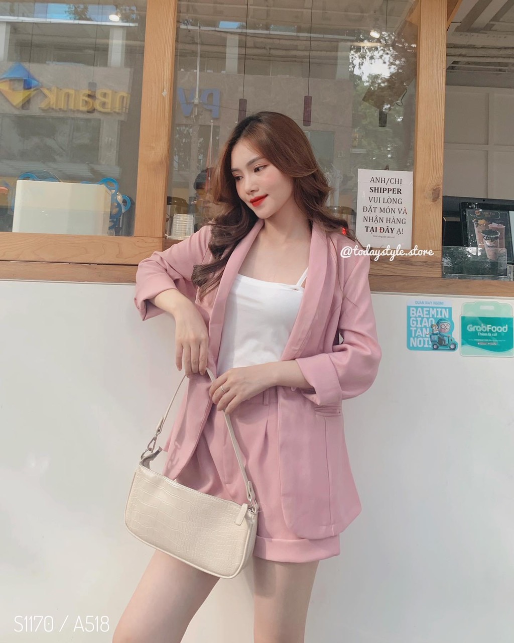 Set vest ba món quần đùi +áo vest+áo thun #setvestbamon