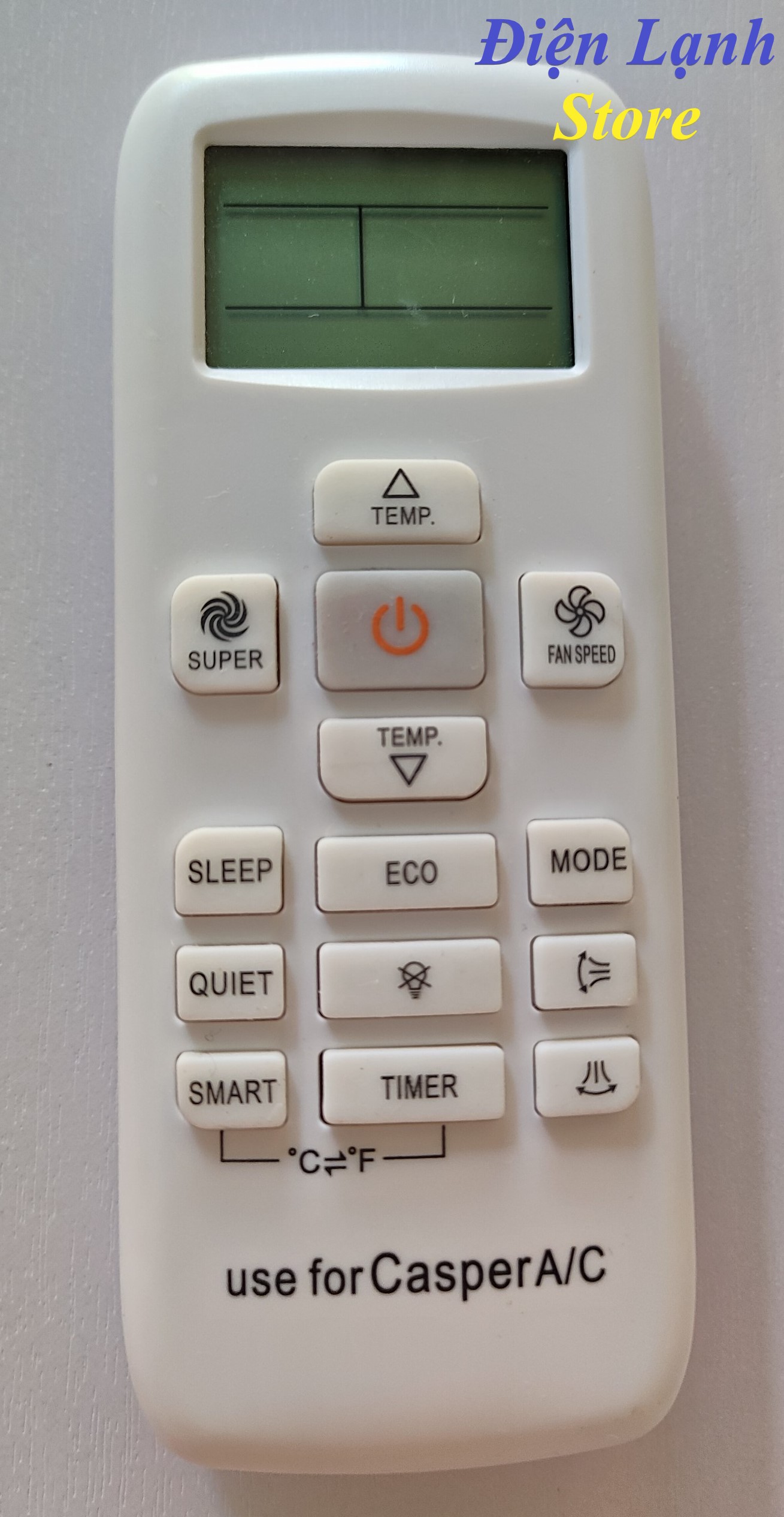 Remote máy lạnh casper Đơi mới. .