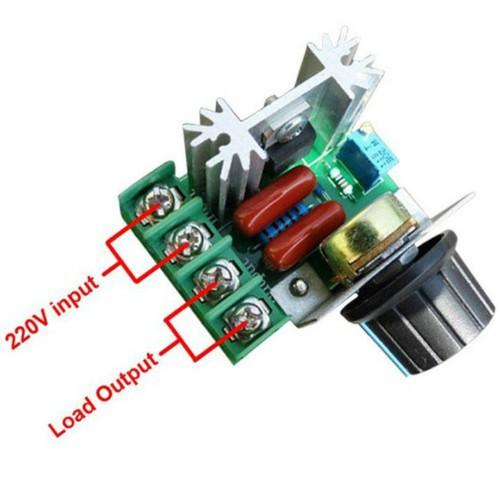 Dimer 2000w 220vac điều chỉnh điện áp thay đổi tốc độ