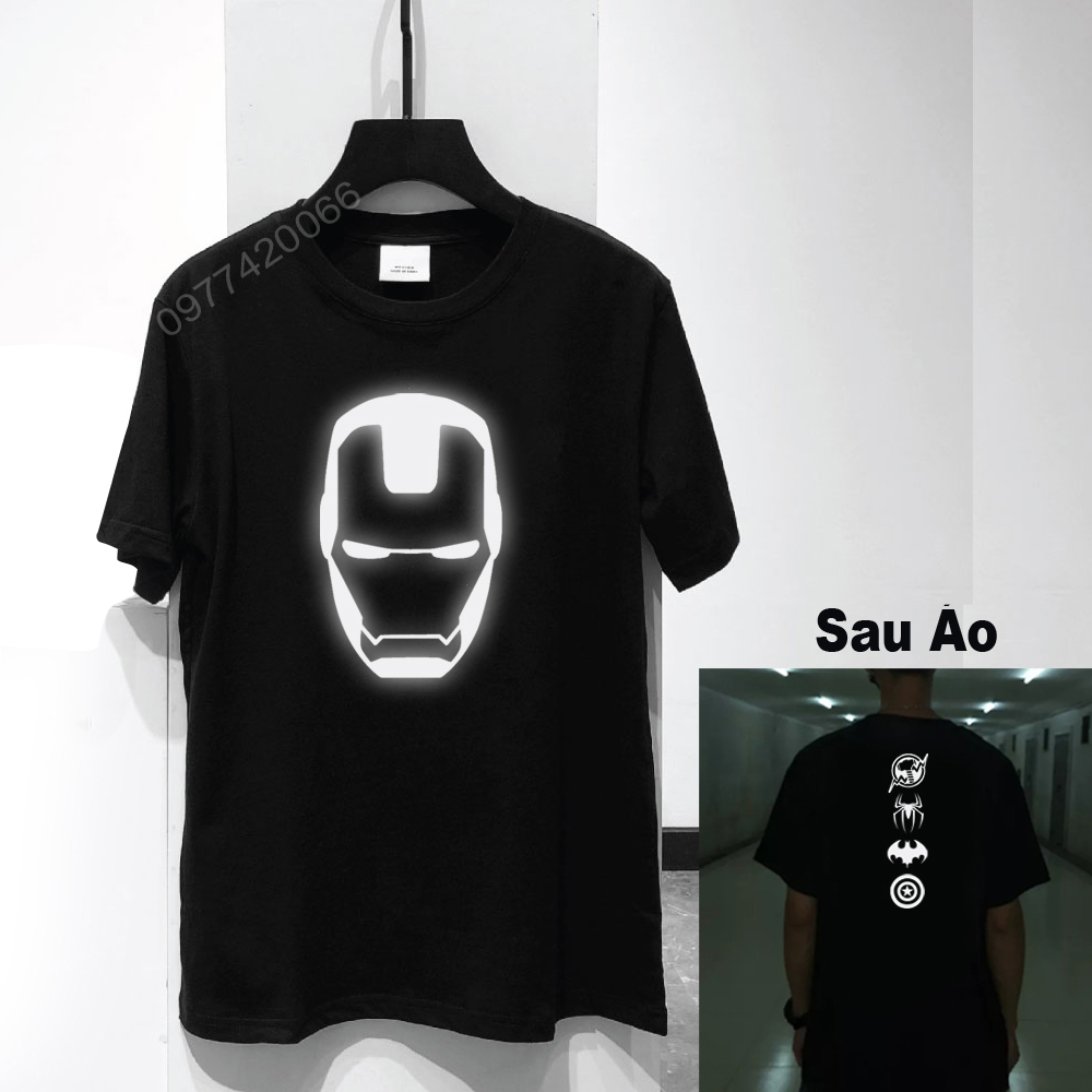 áo marvel iron man -  Người Sắt, áo siêu anh hùng Marvel phản quang