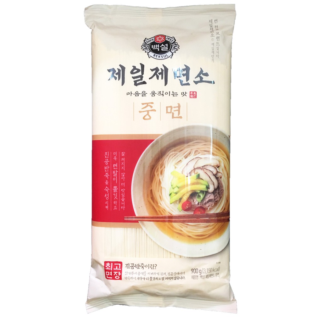 Mì sợi nhỏ beksul 900g - nhập khẩu hàn quốc
