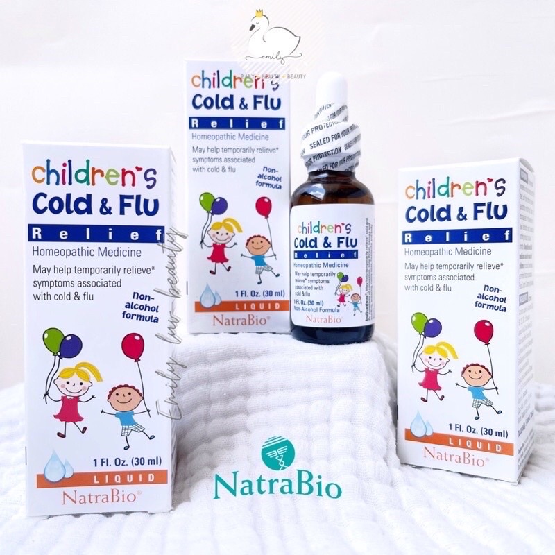 Siro cold & flu mỹ cho bé 4m+ 30ml