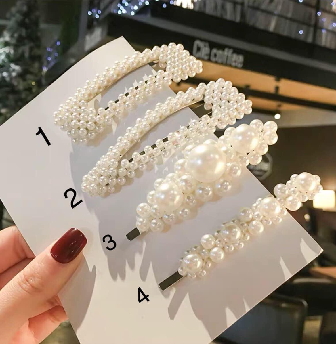 Kẹp tóc ngọc trai Mabuu store