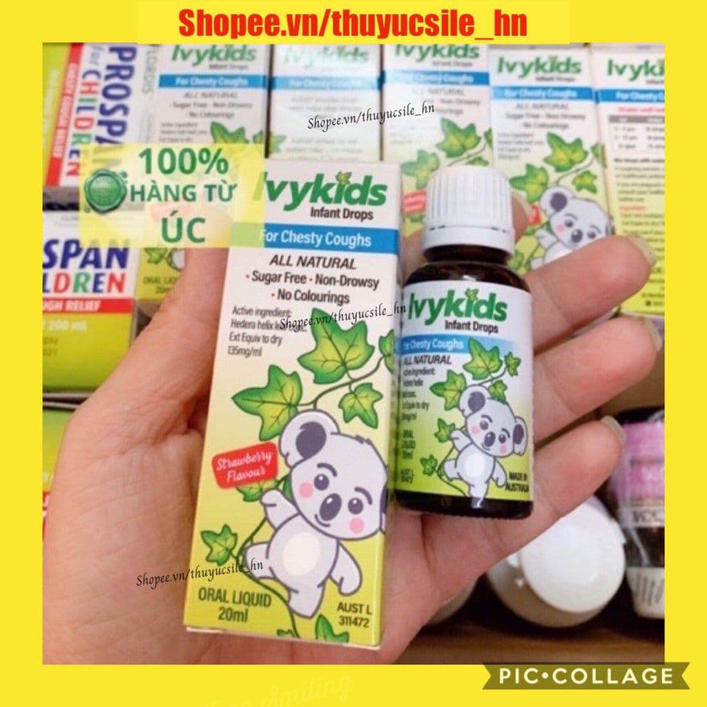 Tinh chất ho Ivykids lọ 20ml Ivy Kids