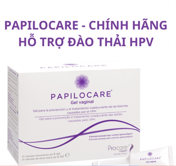   HỘP 21 TUÝP  GEL Đặt âm đạo PAPILOCARE giúp phòng ngừa ung thư cổ tử cung người có nhiều nguy cơ mắc ung Thư cổ tử cung,u sơ u nang.Sản phẩm nhập khẩu châu âu hiệu quả cao an toàn. 