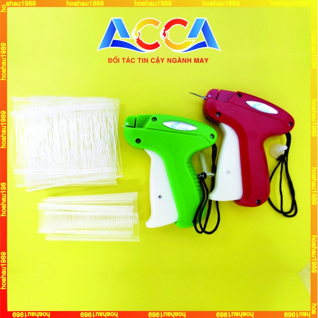 Súng bắn mác quần áo, máy bắn tag nhãn mác quần áo đủ bộ gồm Súng bắn, Dây ti đạn nhựa, Mũi kim