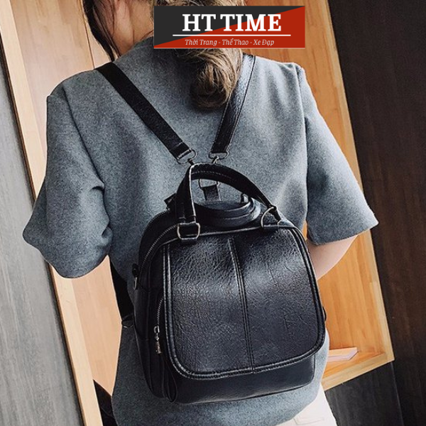 Balo Nữ Thời Trang Da PU Cao Cấp Siêu Mềm Cá Tính Đi Học Đi Chơi Chống Thấm Nước