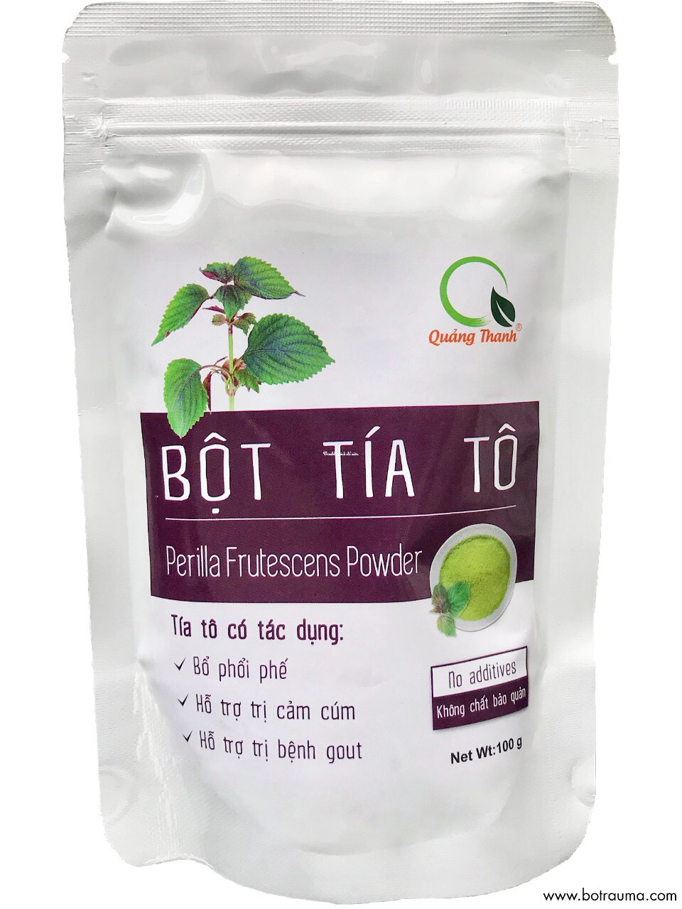 Bột tía tô sấy lạnh Quảng Thanh