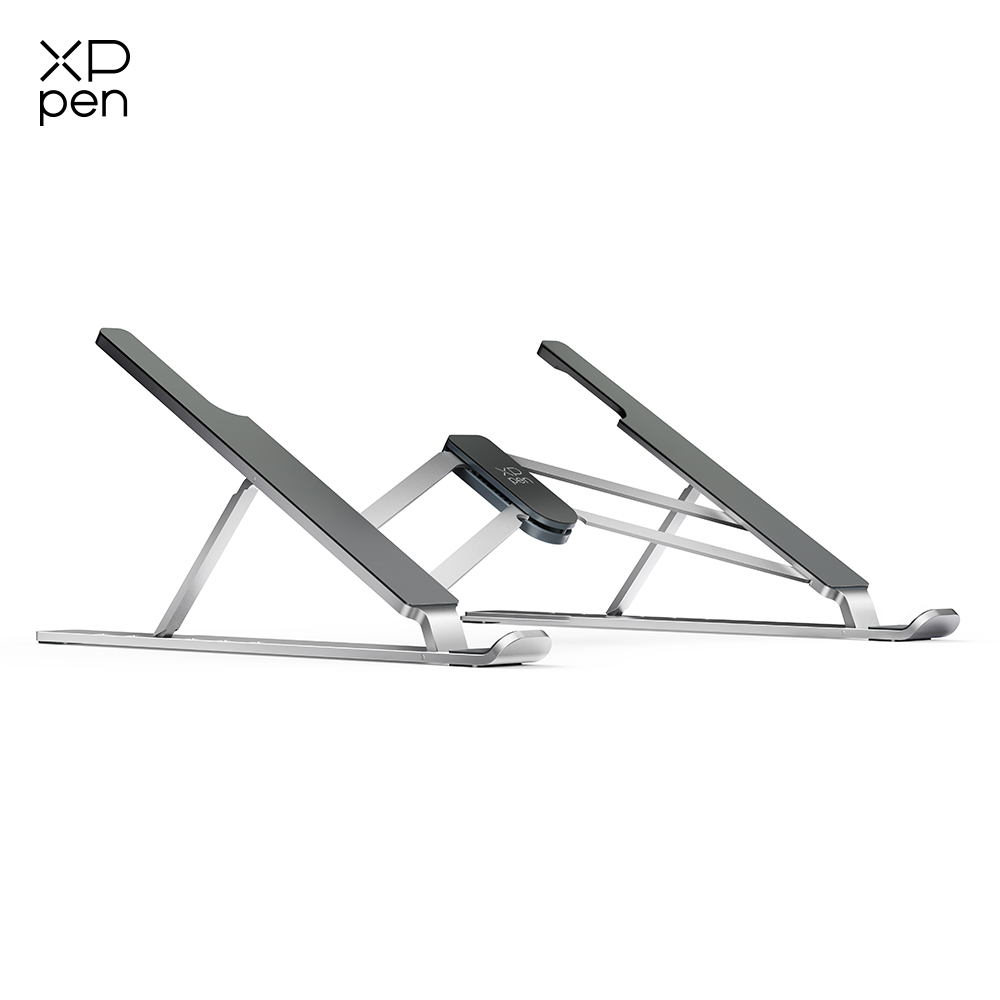  【XPPen Giá đỡ di động cho bàn làm việc Giá đỡ máy tính xách tay có thể gập lại tiện dụng Tương thích với Máy tính bảng Màn hình vẽ 12-16'' iPad MacBook Kindles Sách 