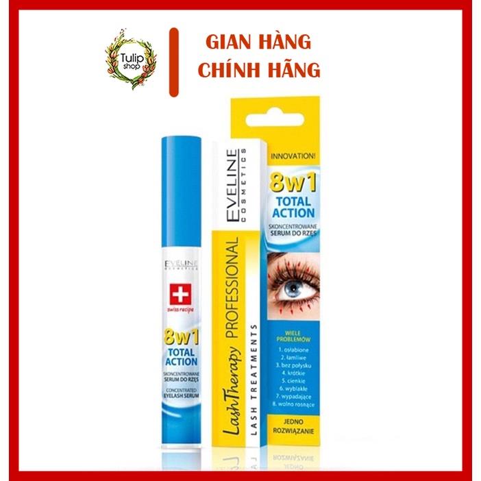 ◆✈♘  Huyết thanh Dưỡng mi Eveline 8 in 1 Total Action Lash Therapy