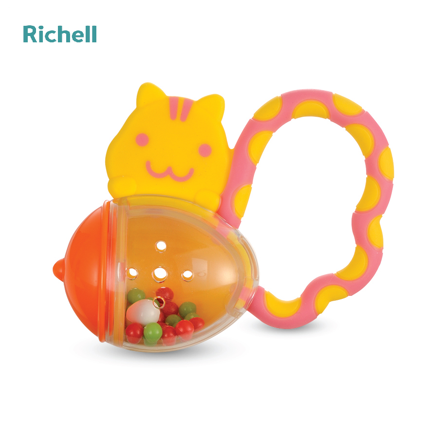 Gặm nướu xúc xắc sóc vàng richell