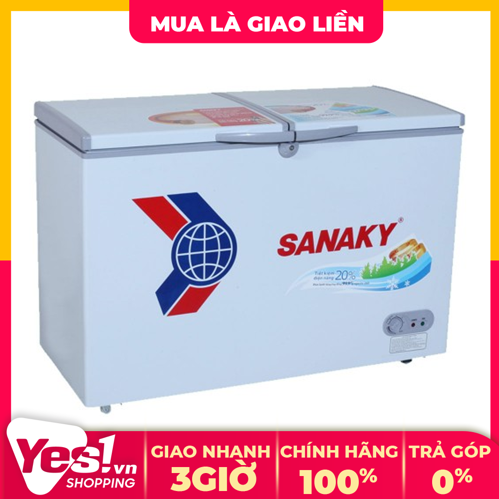 Tủ đông dàn đồng sanaky vh-2899a1 - bảo hành chính hãng - voucher 10% lên đến 800k