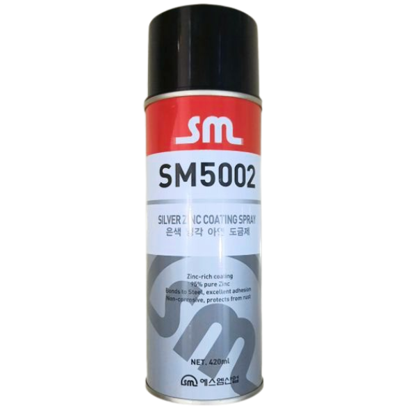 Chai xịt sơn kẽm lạnh 95% Zn, SM5002 - HÀN QUỐC, sơn kẽm thay thế mạ kẽm nhúng nóng dùng defect thiết bị đã nhúng kẽm nóng