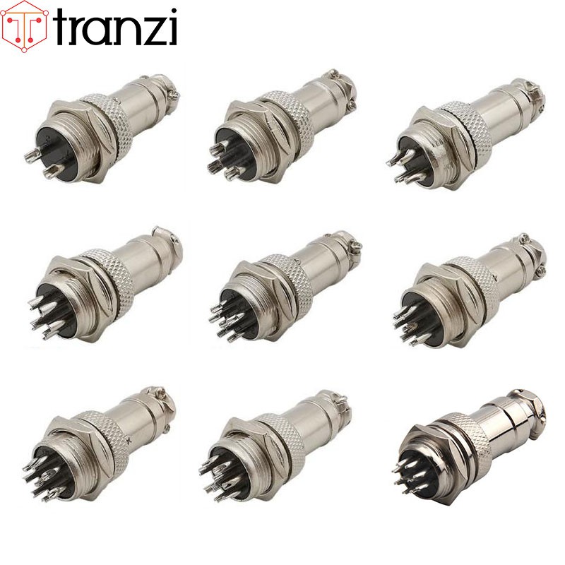 Giắc gx16 2p 3p 4p 5p 6p 7p 8p 9p 10p 16mm bộ đực cái
