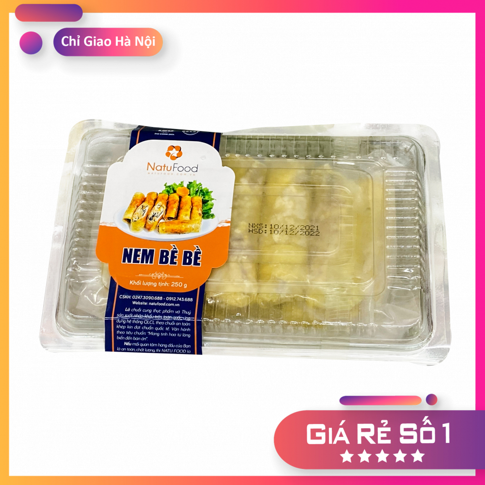 Nem Bề Bề Đặc Sản Hộp 250G - Hải Sản Cao Cấp NatuFood [Chỉ Giao HN]