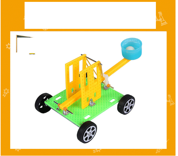Đồ chơi thông minh STEAM, sáng tạo Đồ chơi khoa học STEAM - chế tạo máy ném đá cho bé