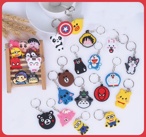 Combo 2 Móc chìa khóa hình thú ngộ nghĩnh
