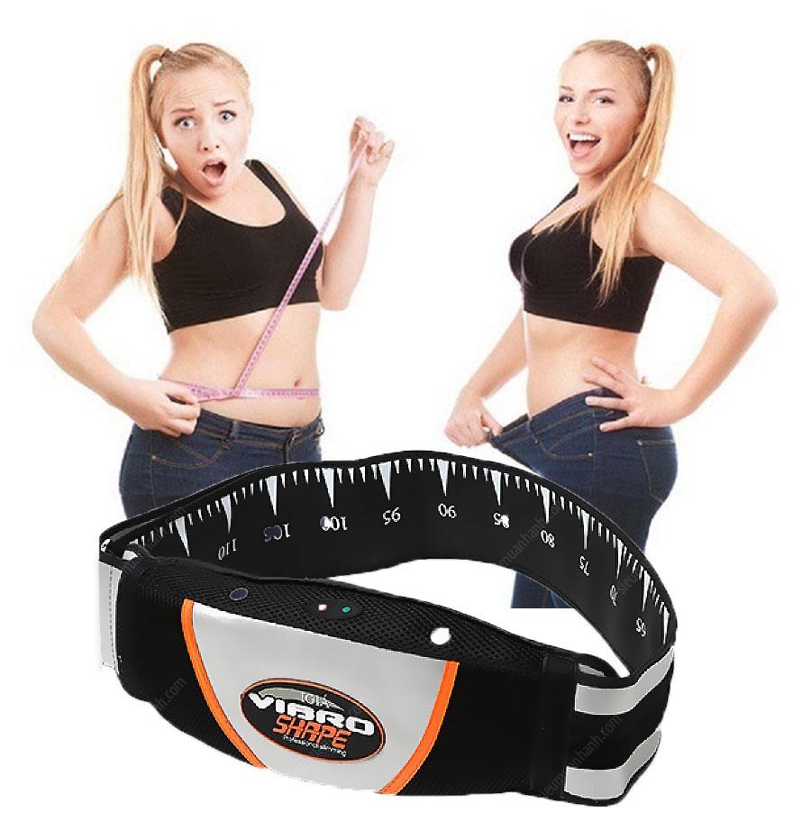 [HCM] Đai Massage Giảm Mỡ Bụng Vibro Shape Mẫu Mới 2022