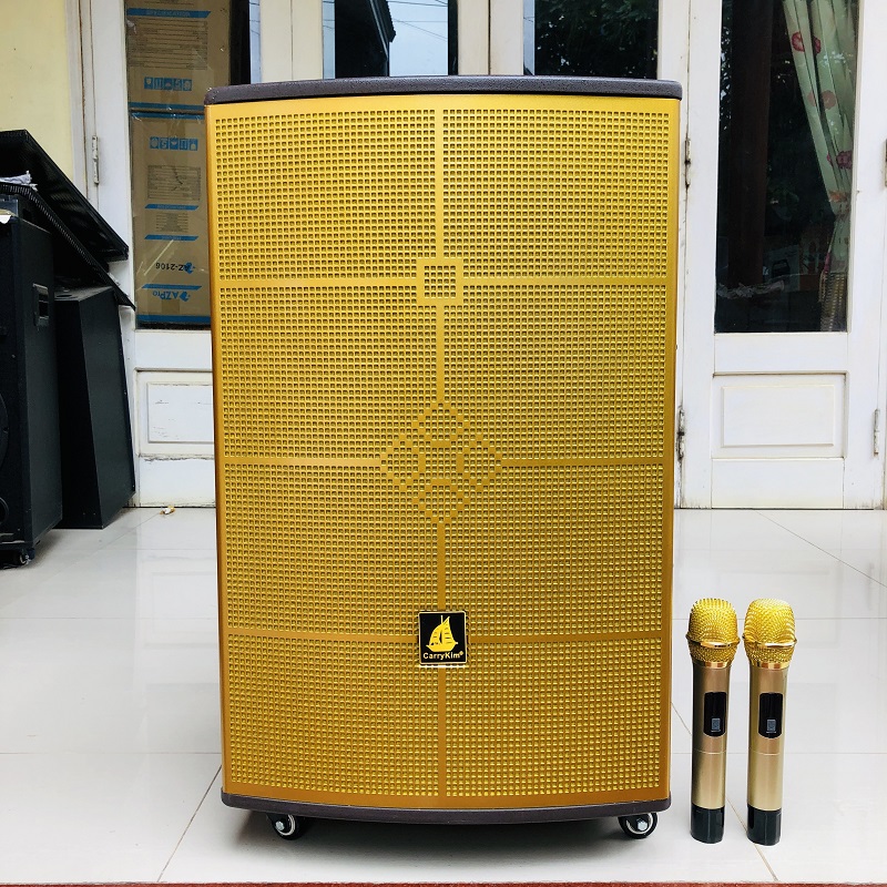 Loa kéo Bass 40 Vỏ Gỗ Cao Cấp, Hát Karaoke cực hay, Tặng Micro kim loại xịn