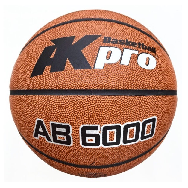 Quả bóng rổ da AKpro AB6000 số 7  da PU dai bền, có độ nảy ổn định, bóng