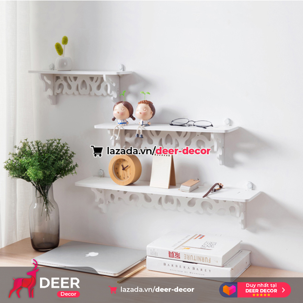 Combo 3 kệ trang trí treo tường - deer decor