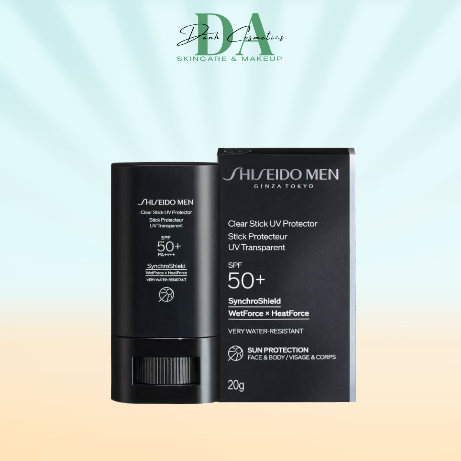 Chống Nắng Dạng Thỏi Shiseido Men Clear Stick UV Protector SPF 50+ 20g