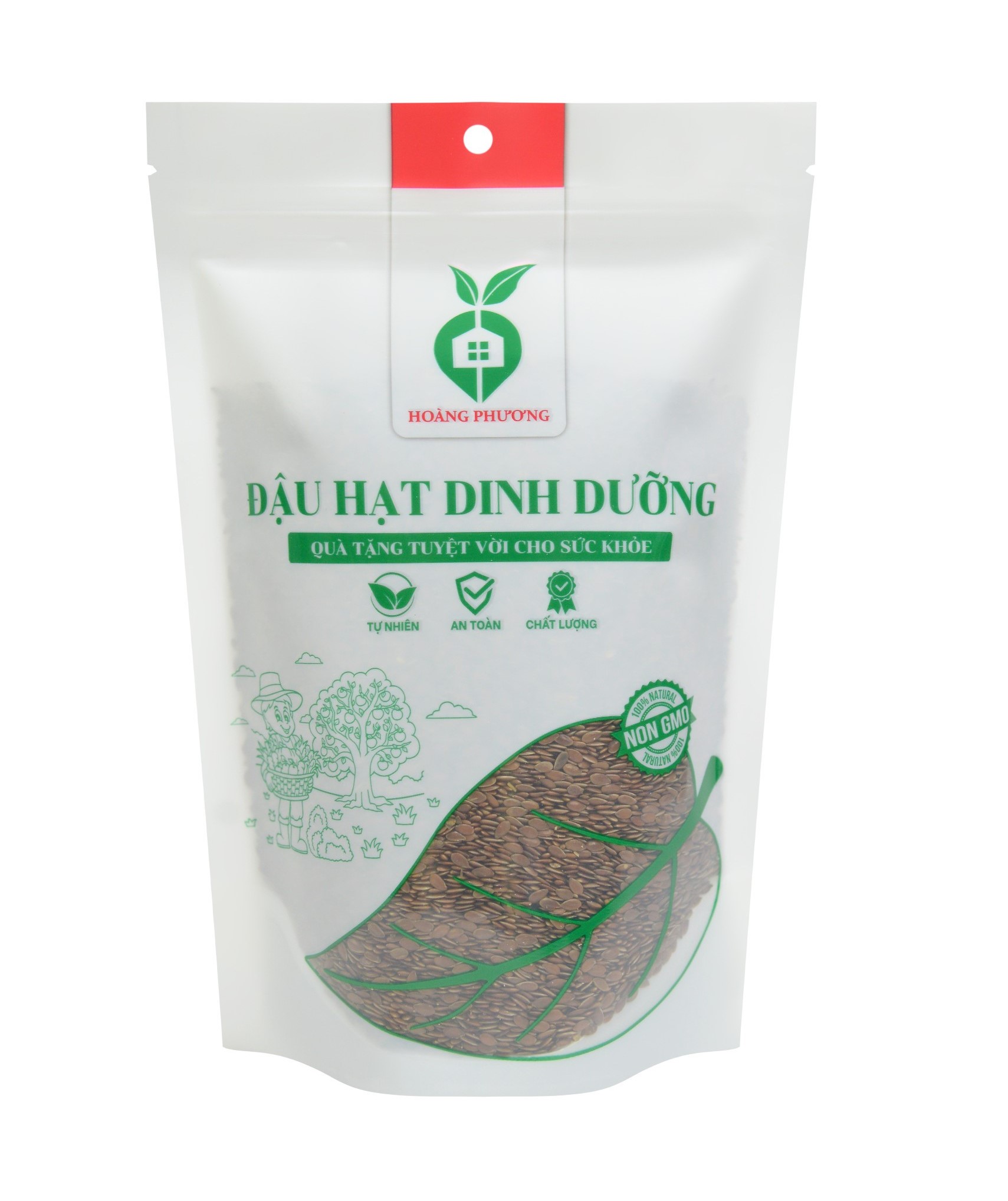 Hạt lanh nâu linseed canada 500gr hạt lanh hữu cơ nhập khẩu canada hàng date mới liên tục